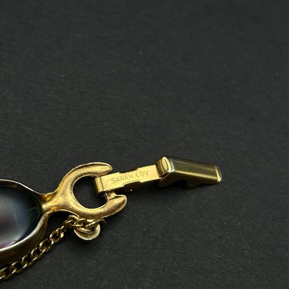 Vintage Sarah Coventry Harmony Bracelet Signed Designer Jewelry Rainbow Glass - Picture 6 of 8